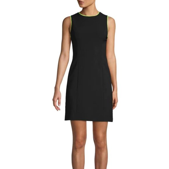 Alice + Olivia Dresses & Skirts - Alice and Olivia Black Dress with Neon Trim